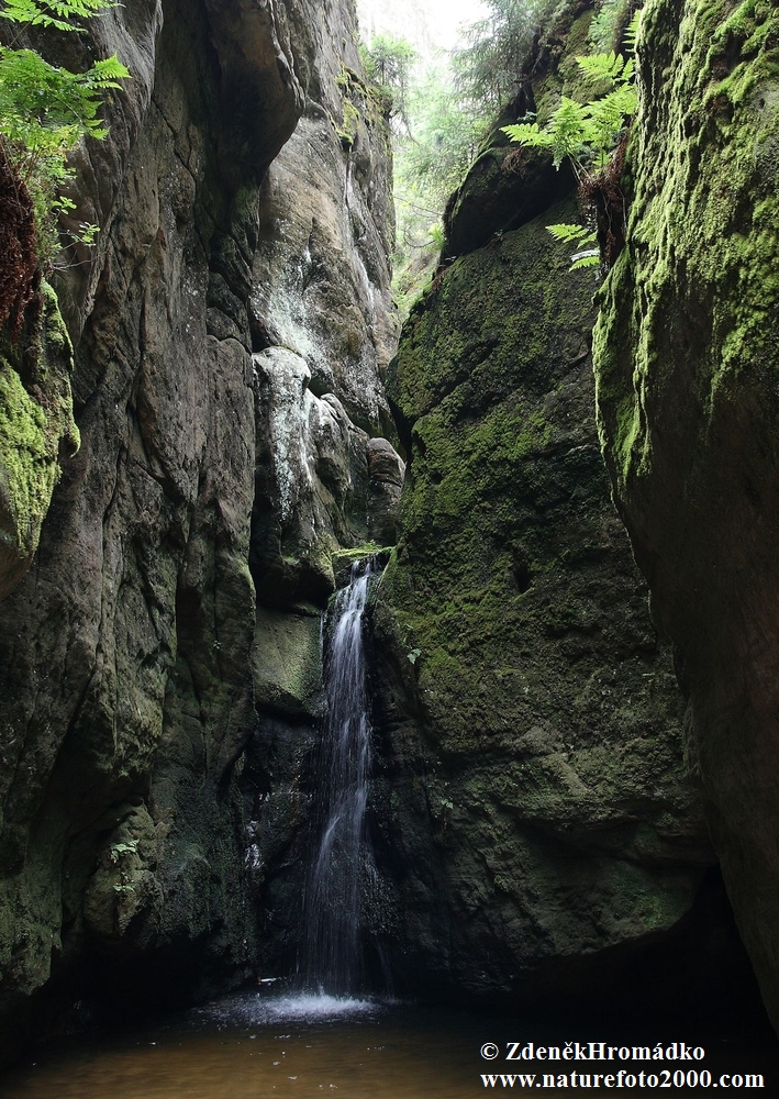 Malý Adršpašský vodopád, Metuje,  (Krajiny, )